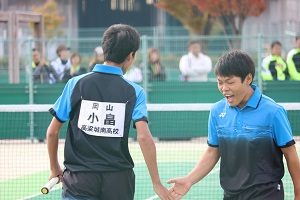 ソフトテニス部 岡山県高等学校新人ソフトテニス大会 団体 結果 高梁城南高等学校